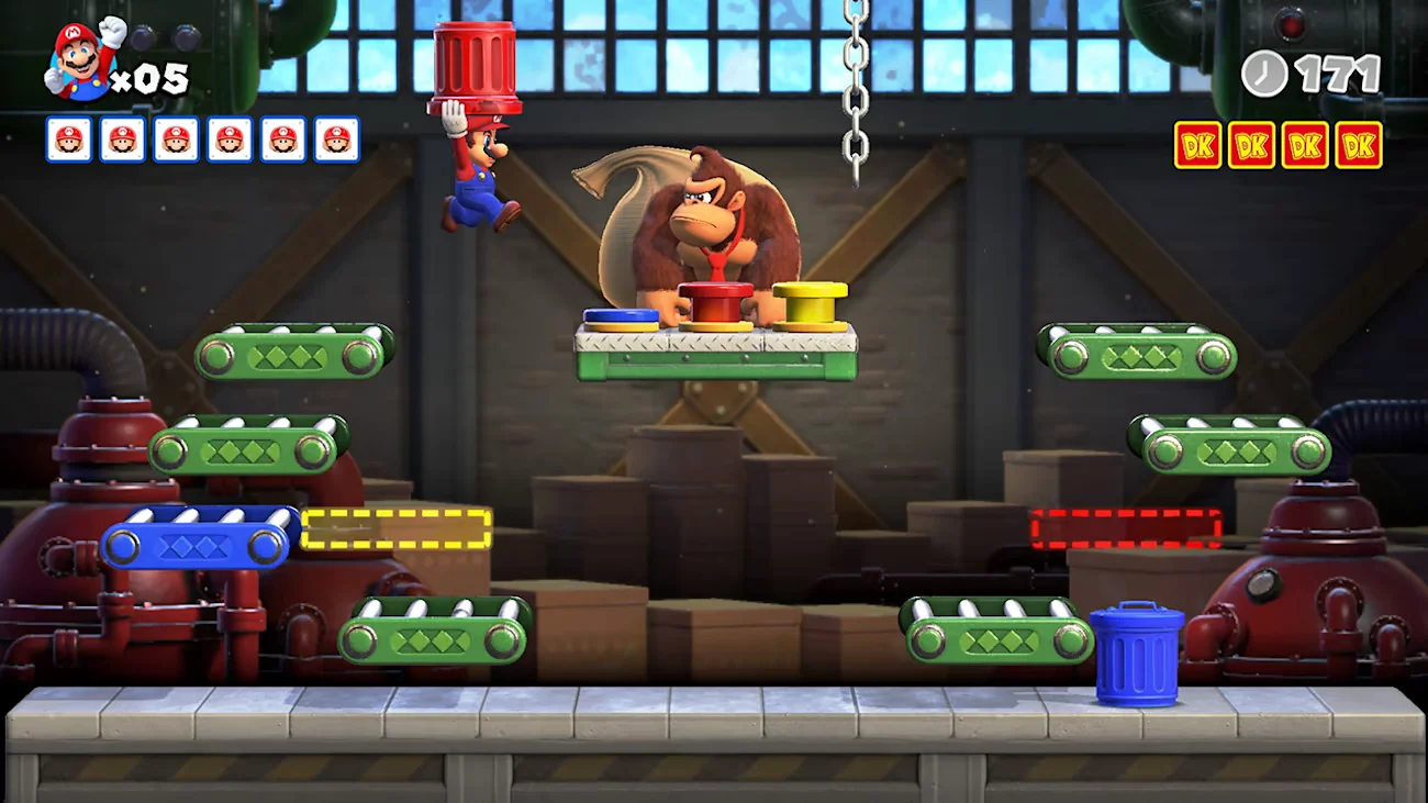 Mario vs Donkey Kong Classic Style timer