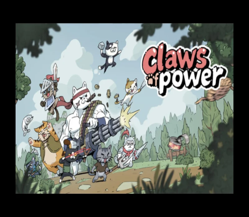 Claws Of Power cover art, real-time cat card battle strategy