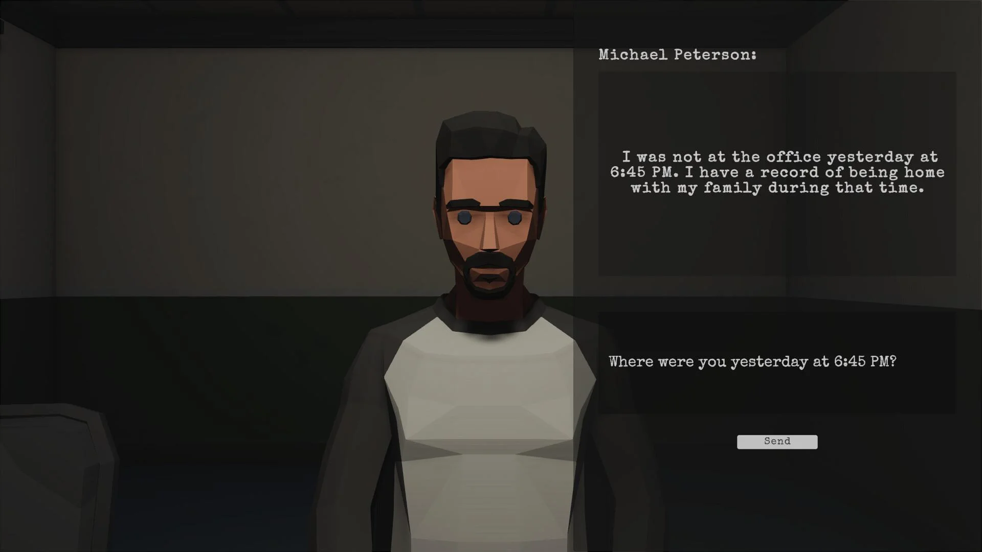 One Way Mirror AI AI-generated mystery cases and dialogue