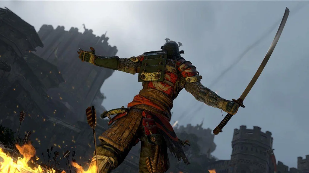 For Honor Dominion point hold on a castle ledge