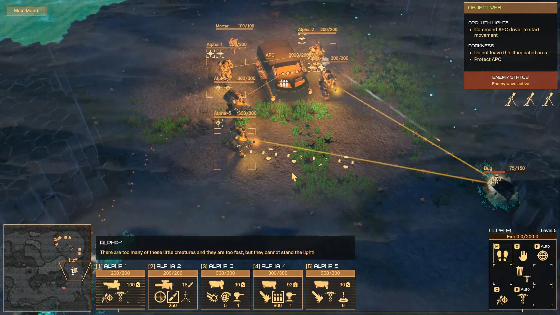 Expedition Shadow World Single-player tactics screenshot