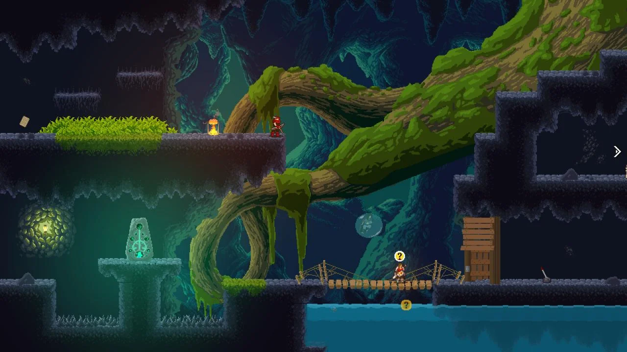 Wildfire earth vines climbing a cliff