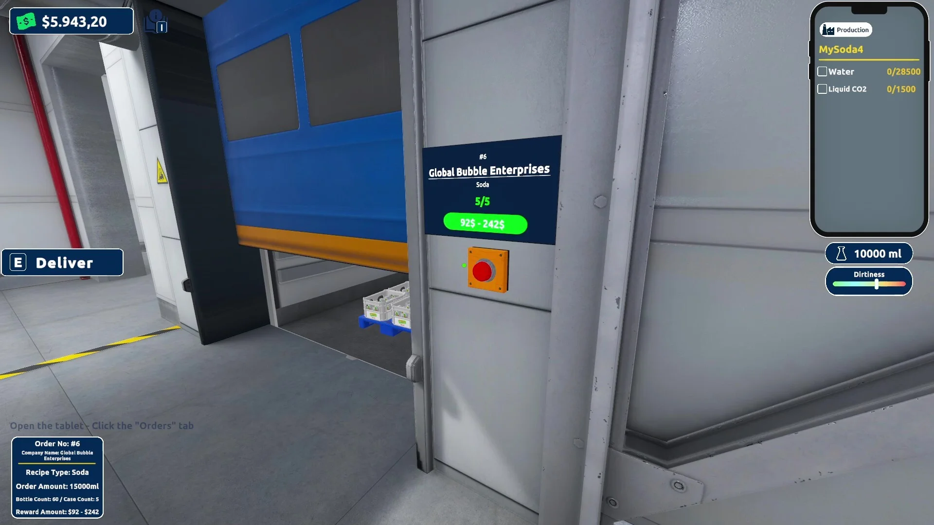 Drink Factory Simulator recipe analysis mode