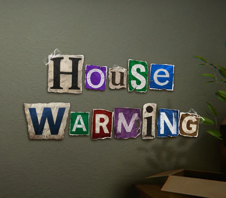 HouseWarming cover of an old house at night