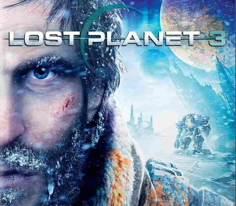 Lost Planet 3 cover, Jim Peyton utility rig E.D.N. III