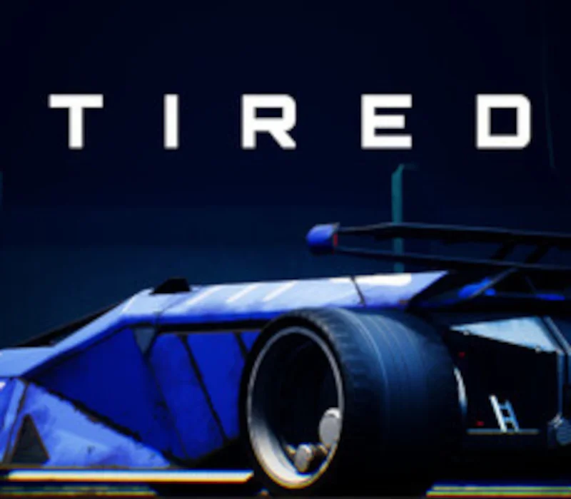 Tired cover of a cyberpunk time-trial car