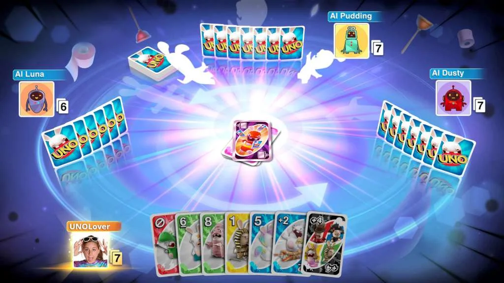 UNO card game match screenshot Ubisoft PC EU