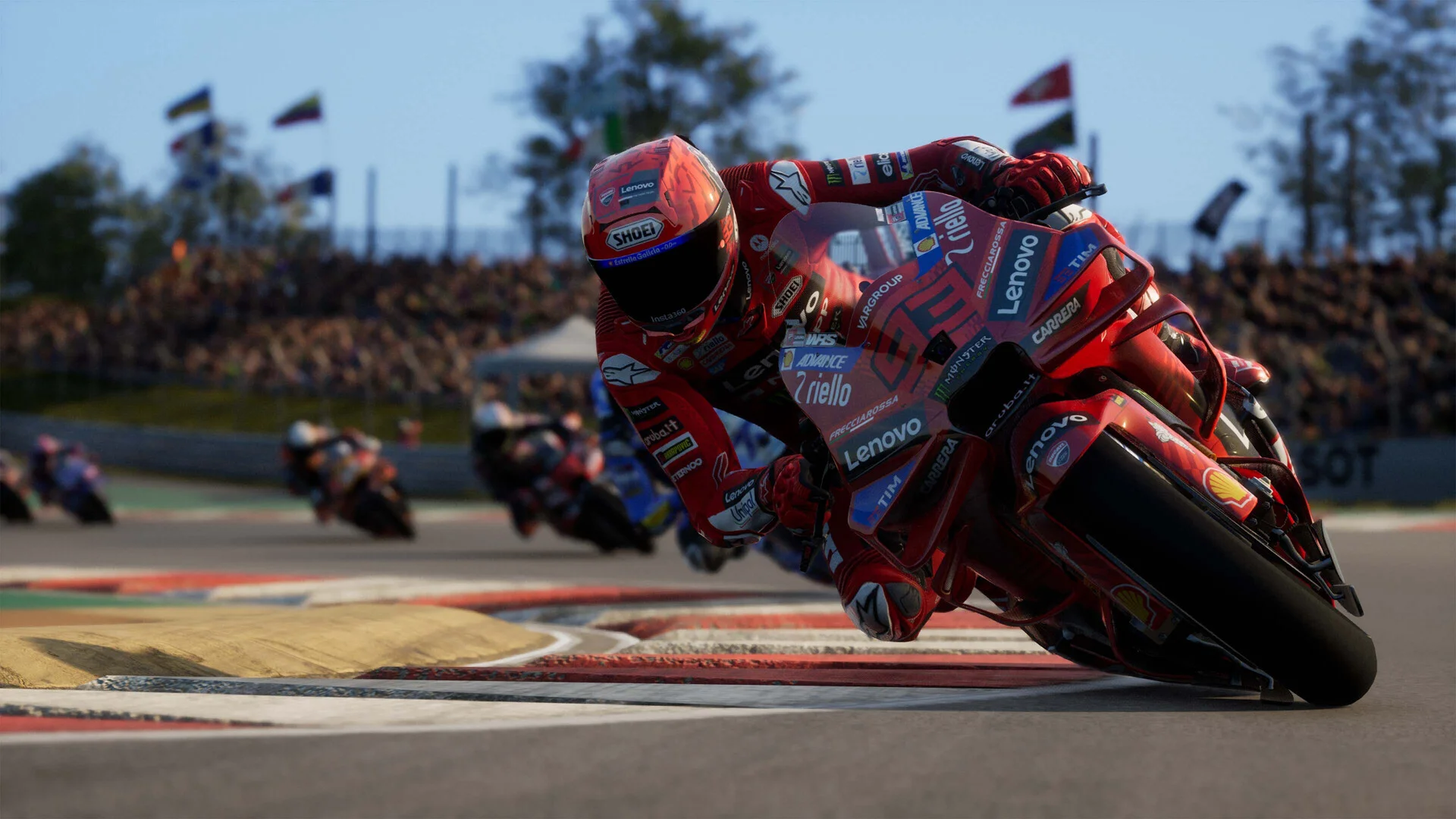 MotoGP 26 split-screen race
