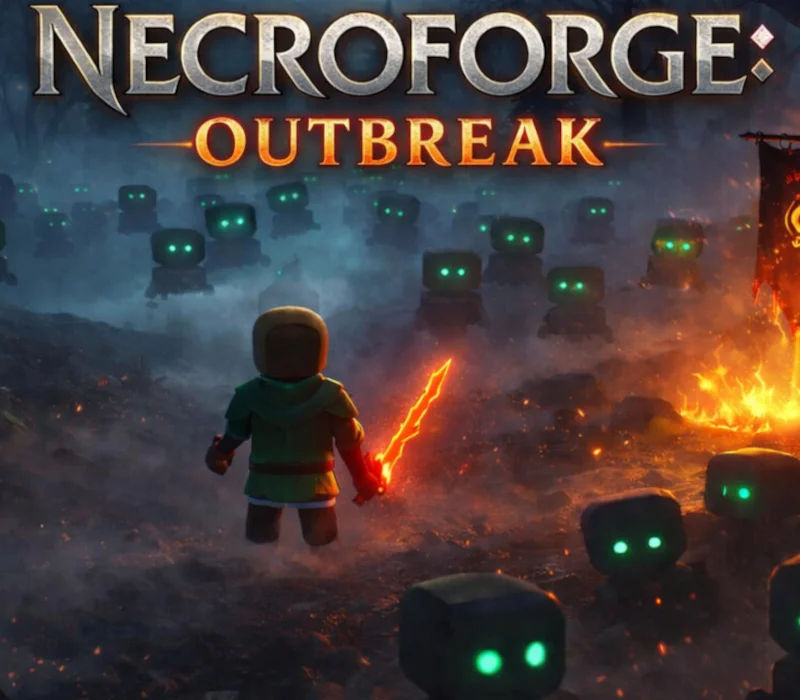 Necroforge Outbreak cover, Sorontar third-person roguelite