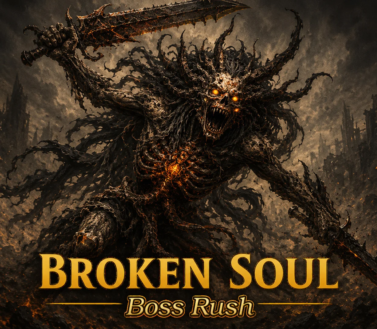 BROKEN SOUL Boss Rush cover of a 5-by-2 grid fight