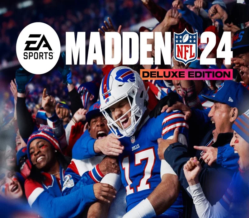 Madden NFL 24 Deluxe cover, Josh Allen on the sideline