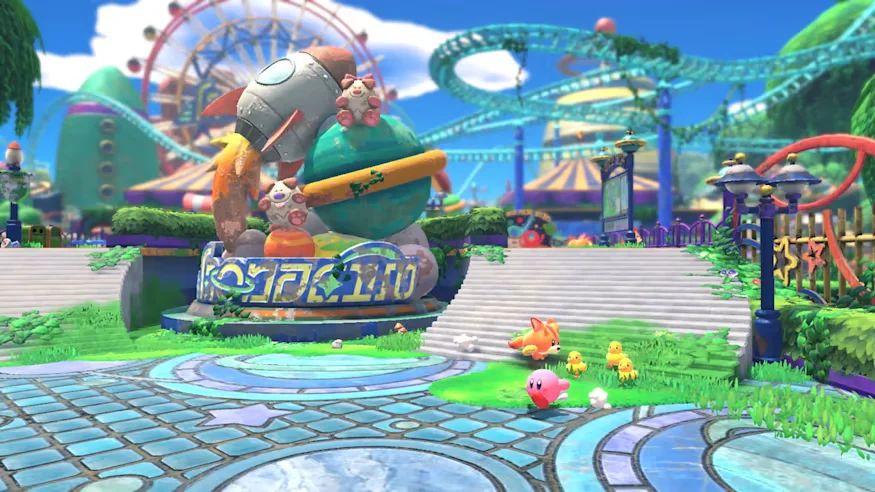 Kirby Forgotten Land Copy Ability 3D stage