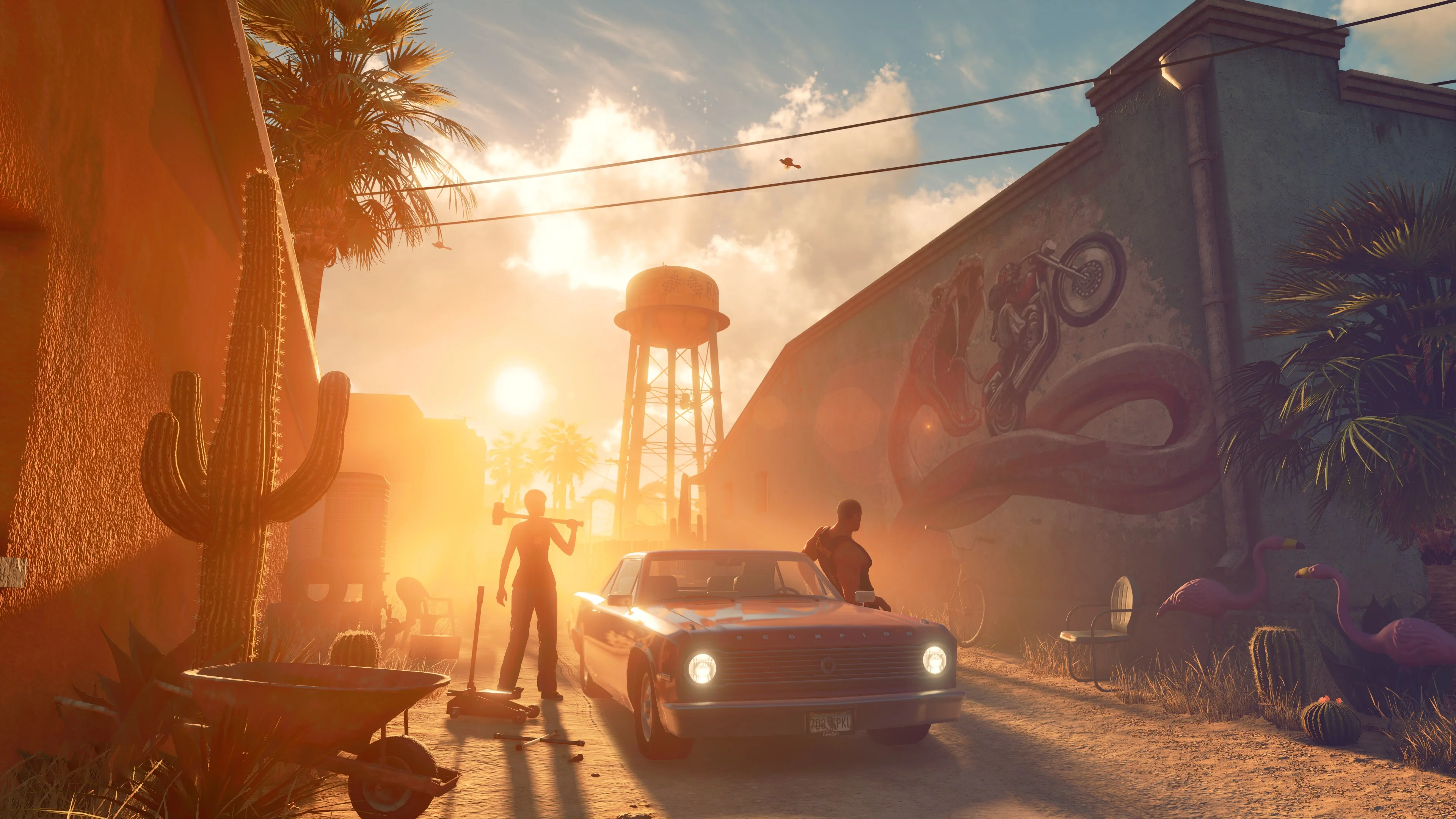 Saints Row online co-op campaign action screenshot