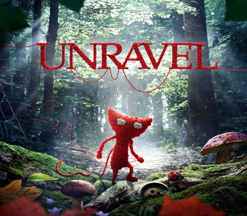 Unravel cover, Yarny made from a single thread