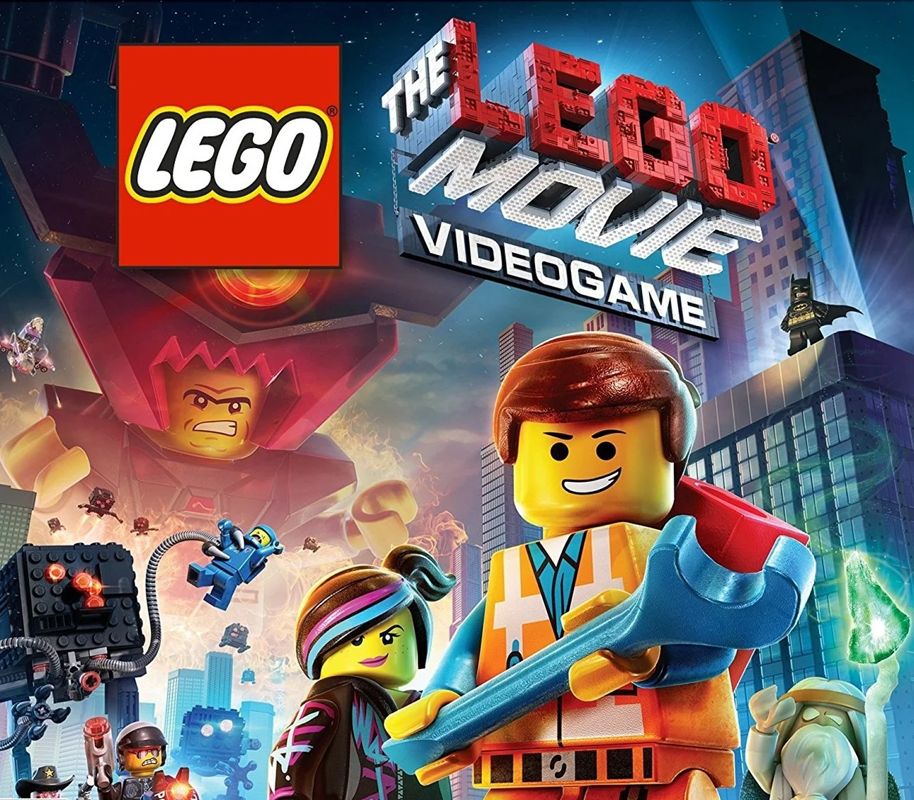 The LEGO Movie Videogame cover, Emmet Brickowski
