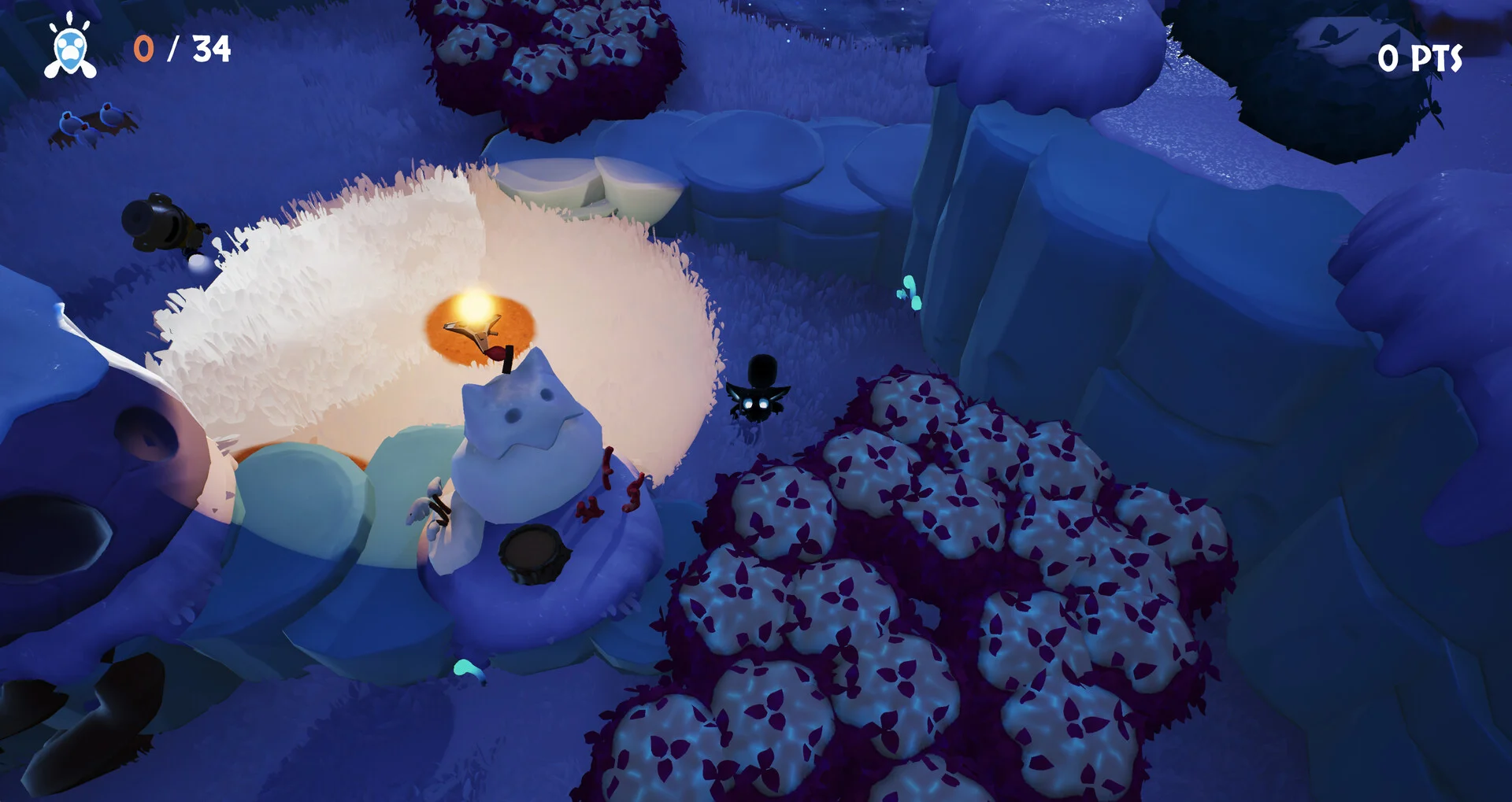 Hoomanz dash course through ice and fire biomes