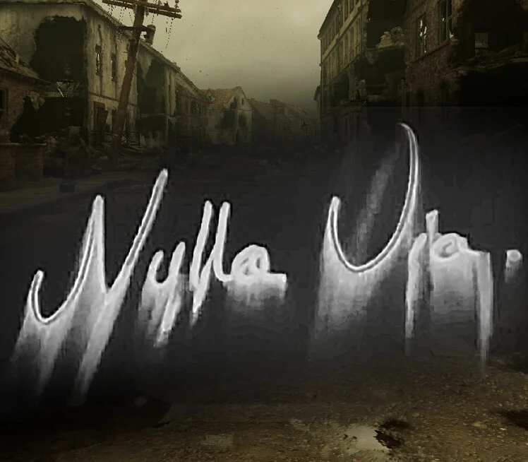 Nulla Via cover of an empty preserved WW2 town