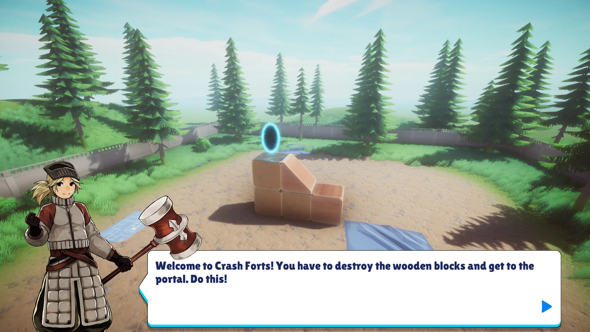 Crash Forts hammer screenshot