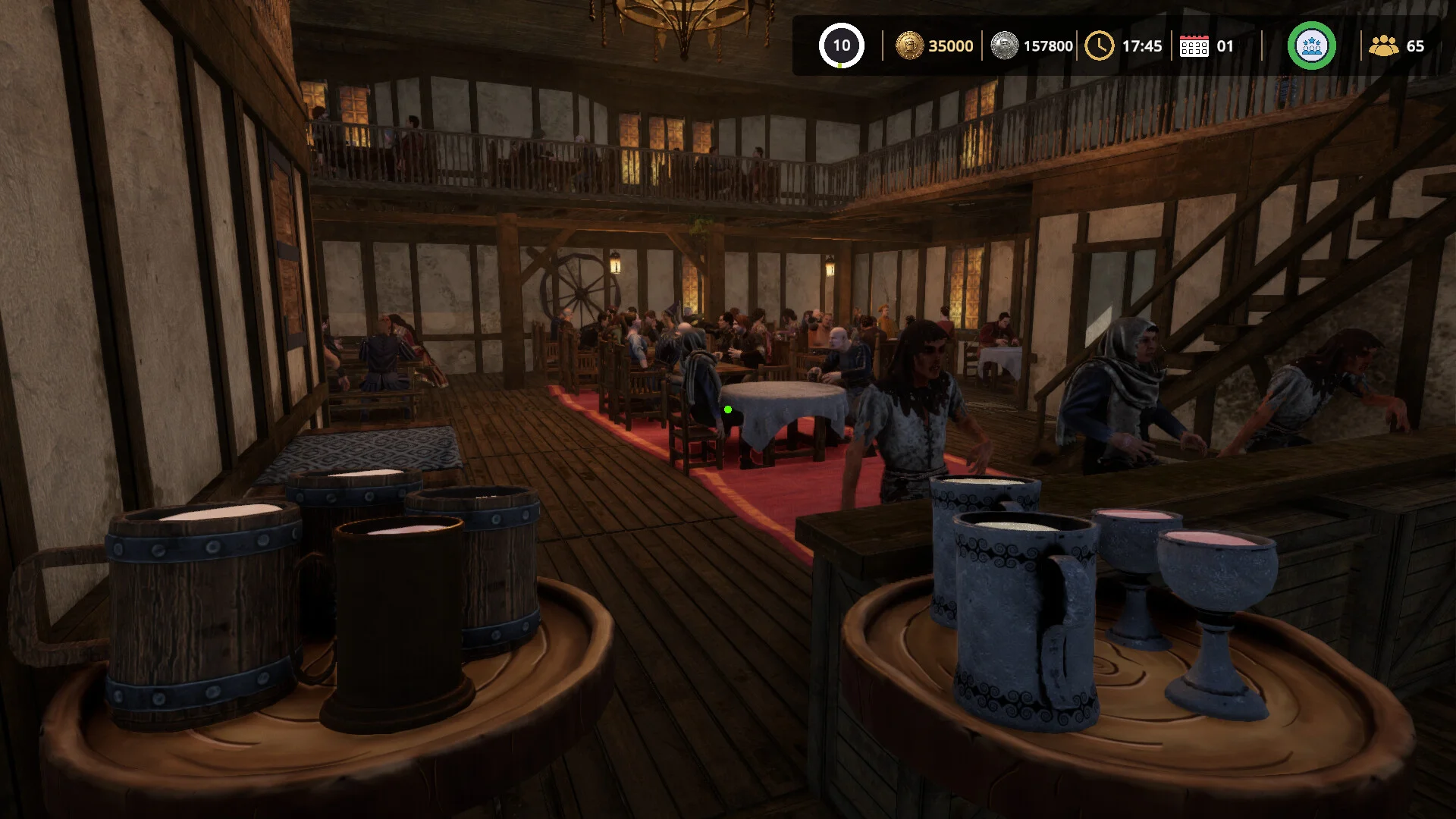 Medieval Tavern Simulator ale guests Steam