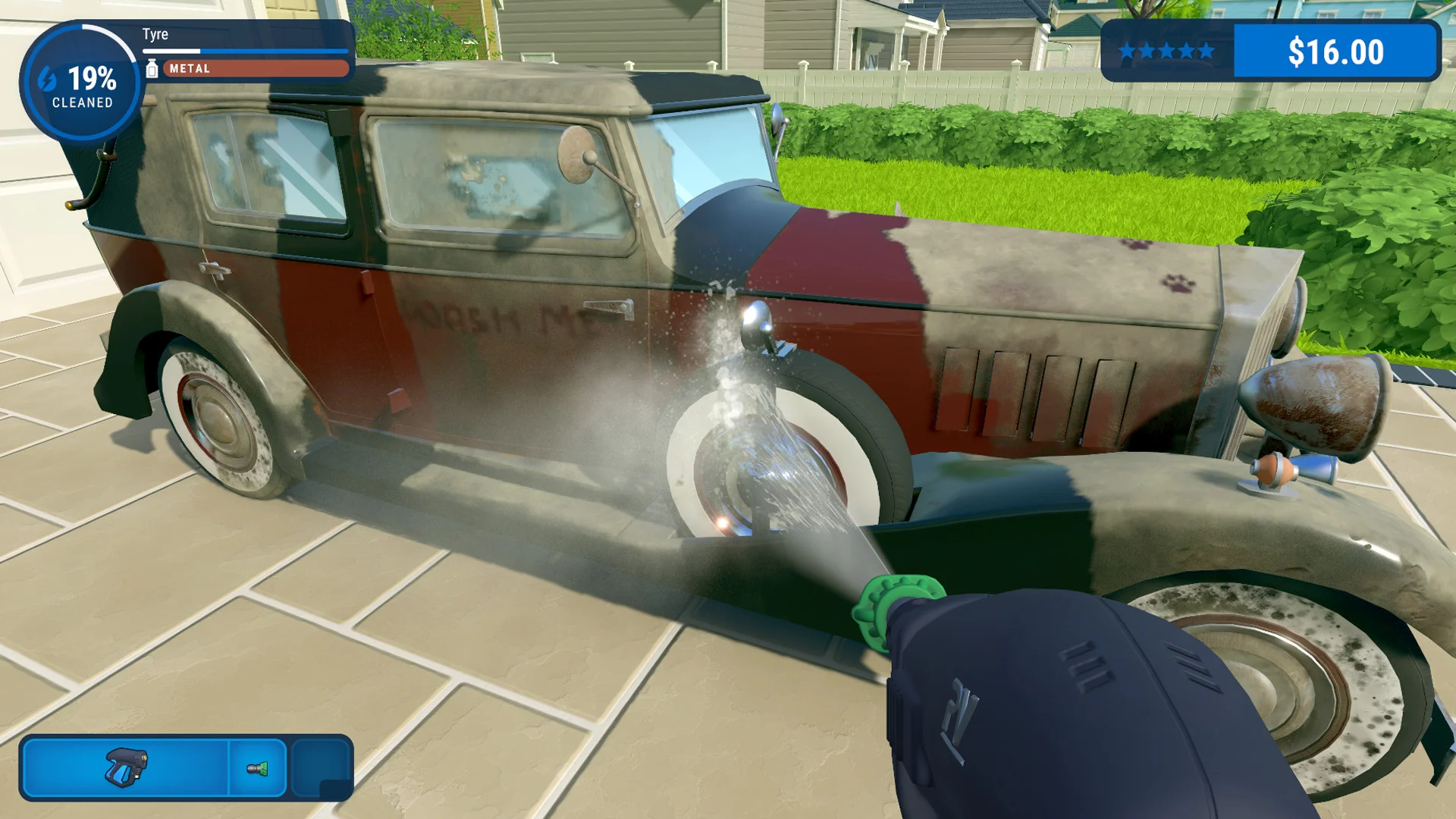 PowerWash Simulator Series washer skins and gloves