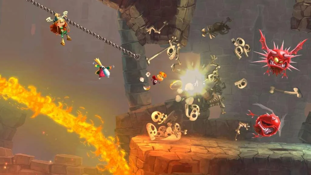 Rayman Legends living music stage with Teensies