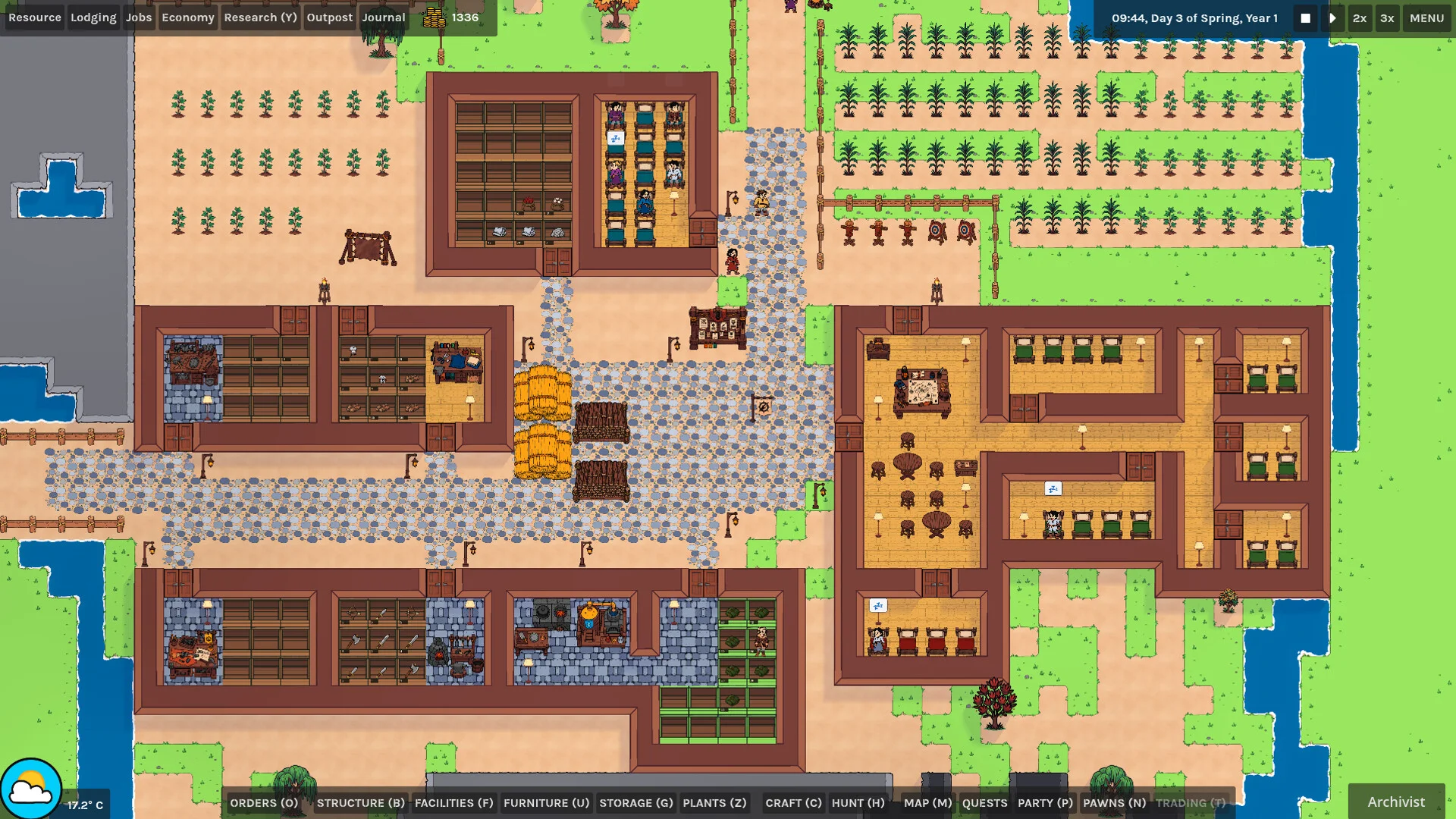 Wanderers' Outpost shovel shop for adventurers