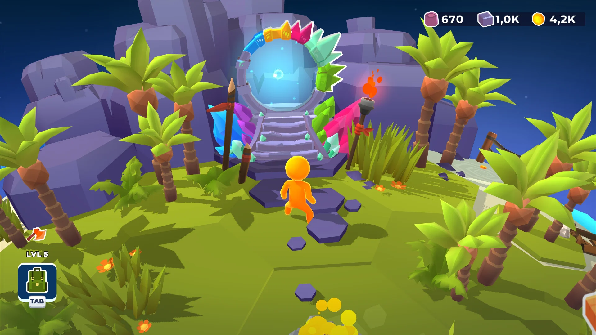 My Little Universe resource gathering