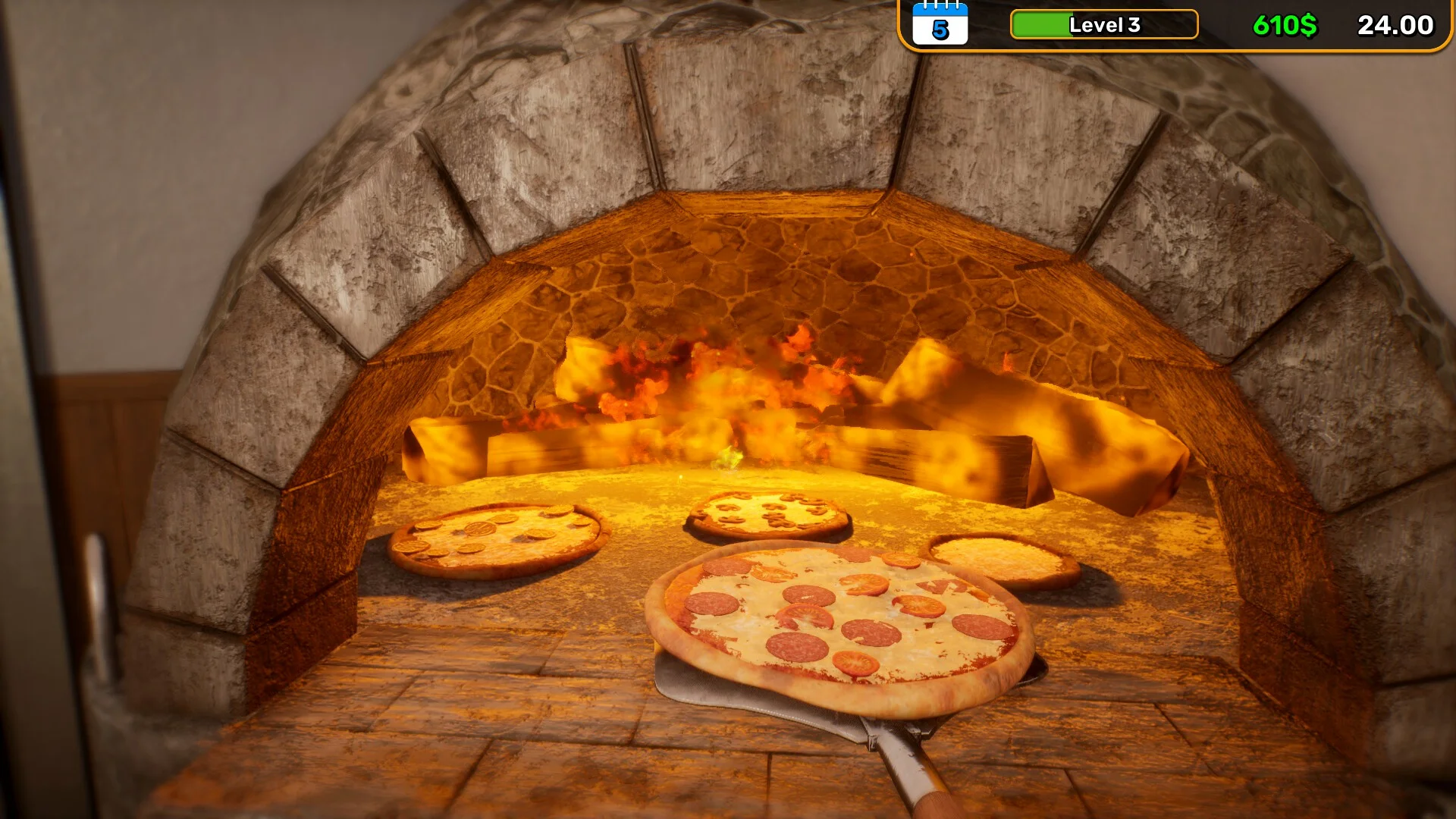 Pizza House Simulator rush hour service