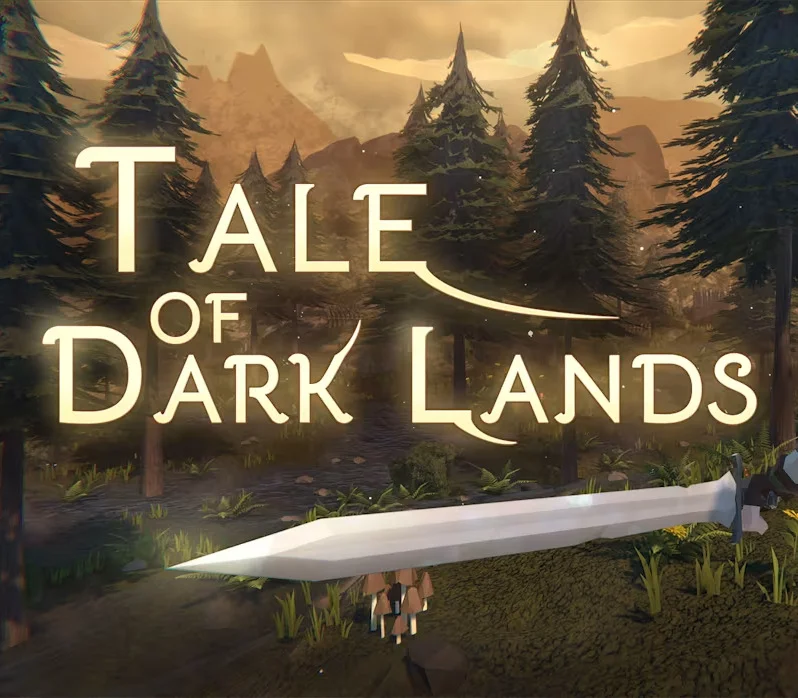 Tale of Dark Lands Switch cover, low-poly mercenary RPG
