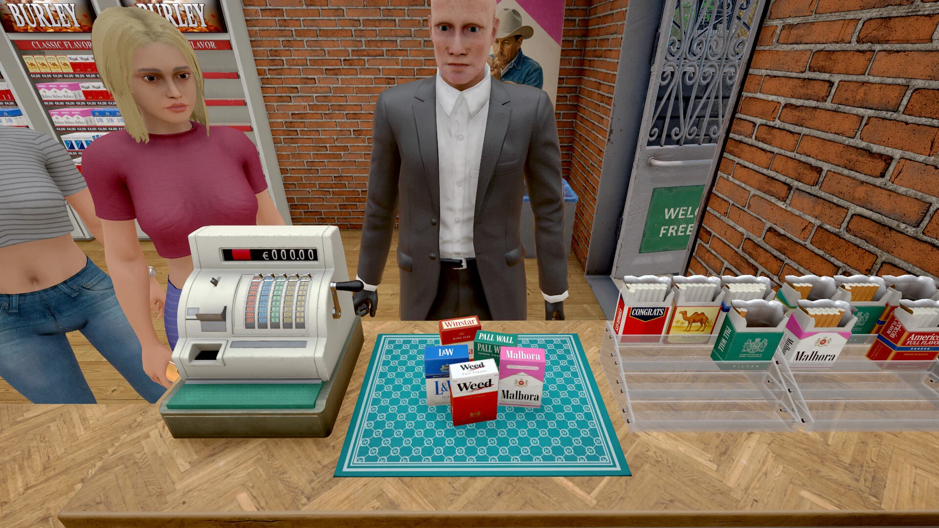 Nicotine Merchant Simulator improvised materials factory screenshot