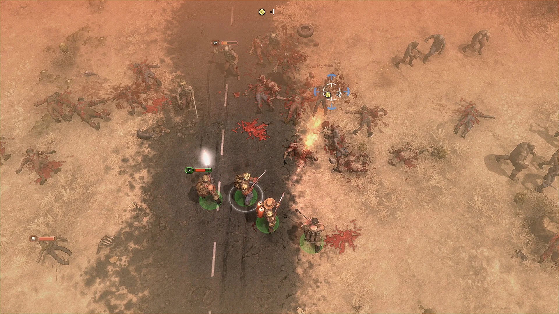 Red Daze isometric combat