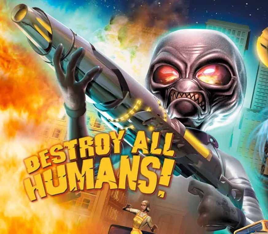 Destroy All Humans cover, Crypto-137 saucer