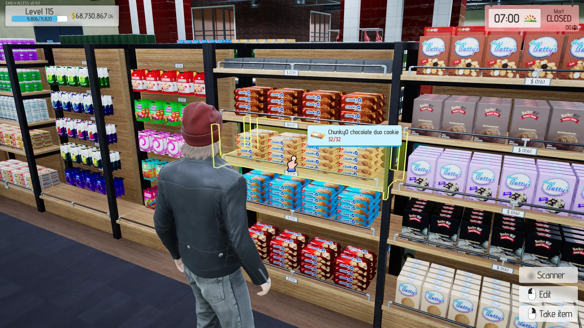 Better Mart Simulator cover, Exanticx supermarket management