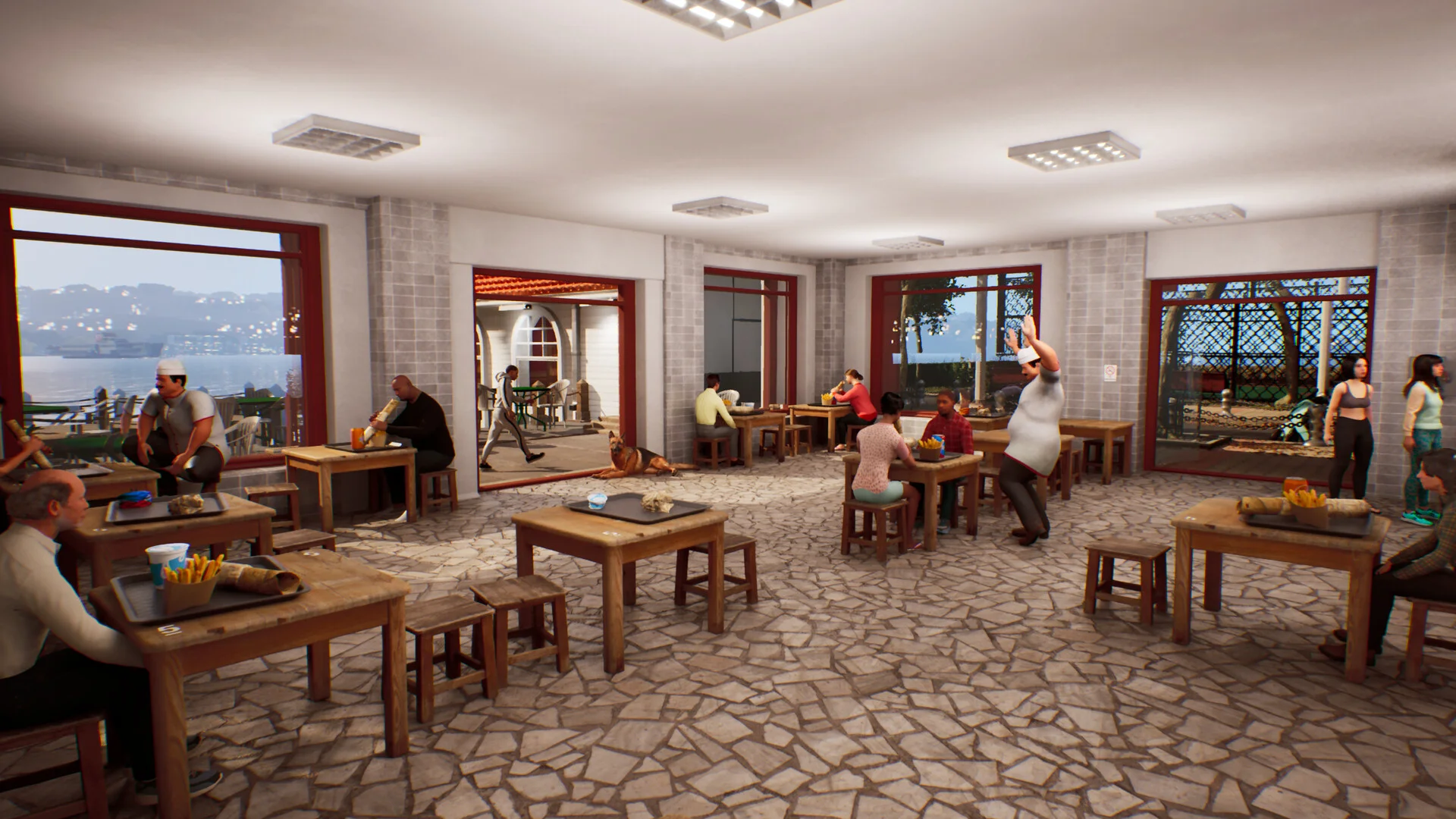 Wrap House Simulator decorating a growing wrap restaurant