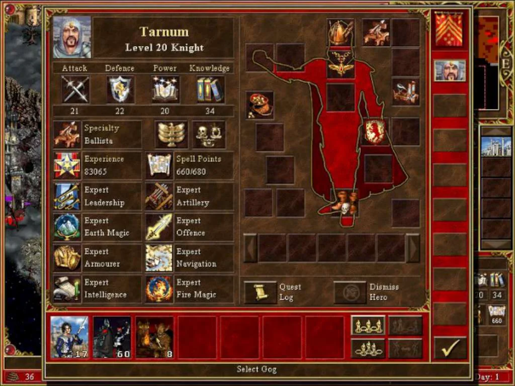 Heroes Chronicles turn-based adventure map on GOG.COM