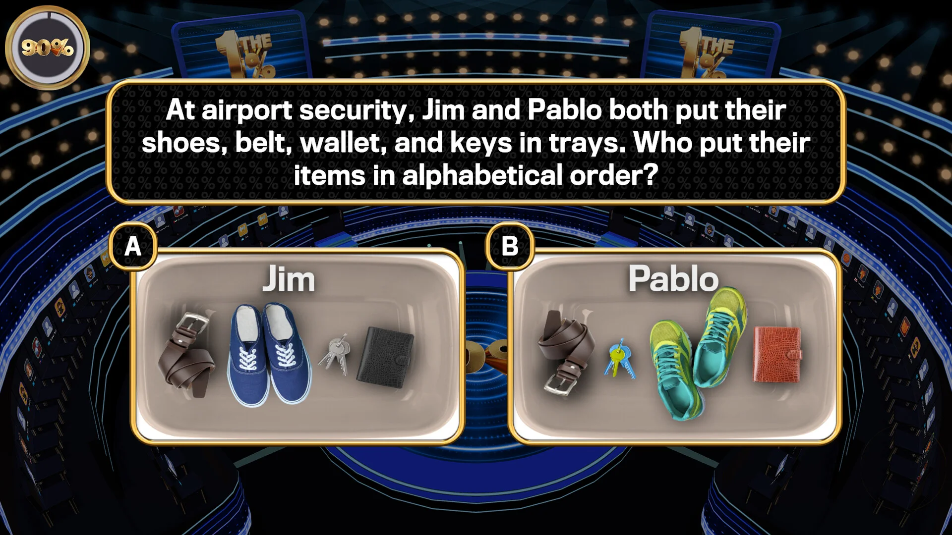 The 1% Club 3D studio screenshot