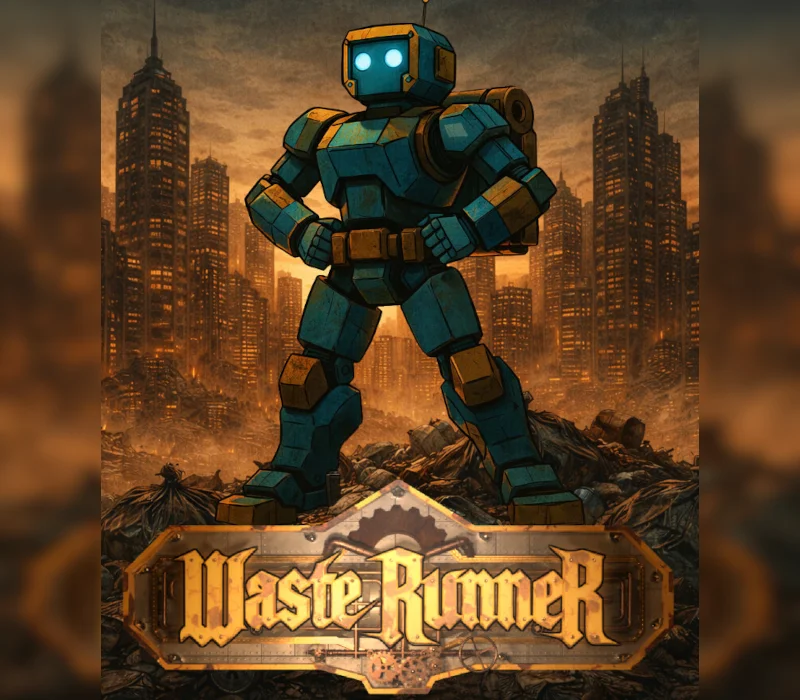 Waste Runner Critical Waste cover of an isometric garbage route