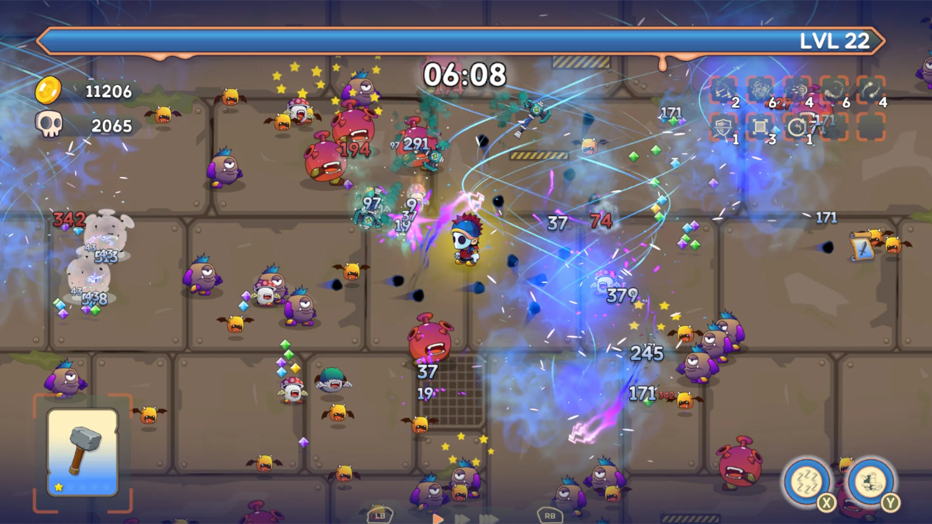 Monster Rush Survivors world screenshot