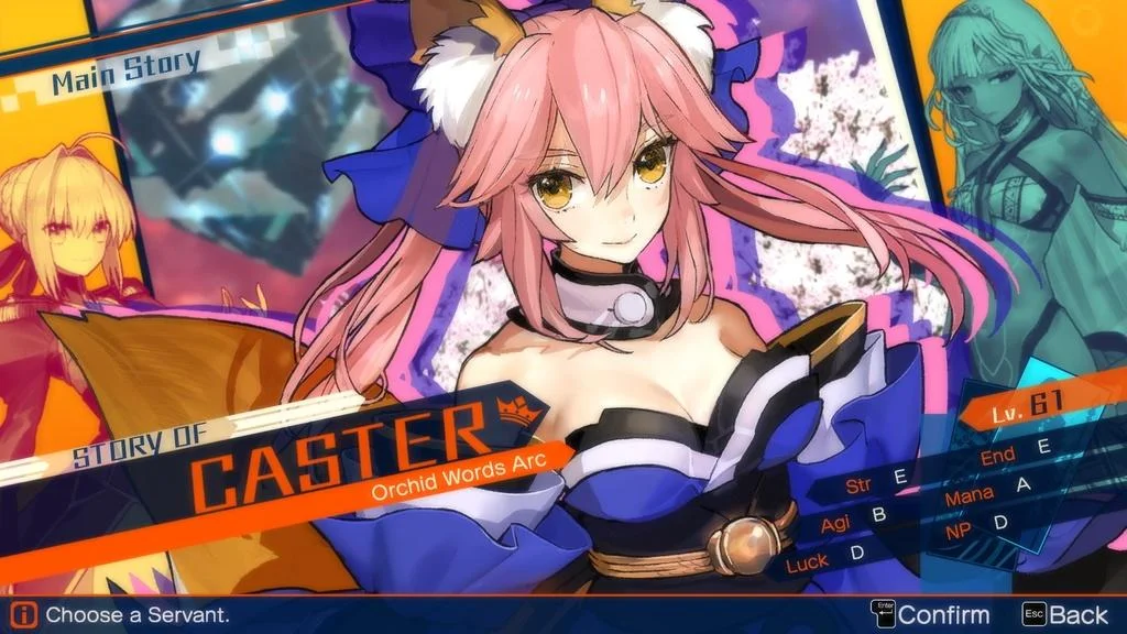 Fate EXTELLA servants Steam