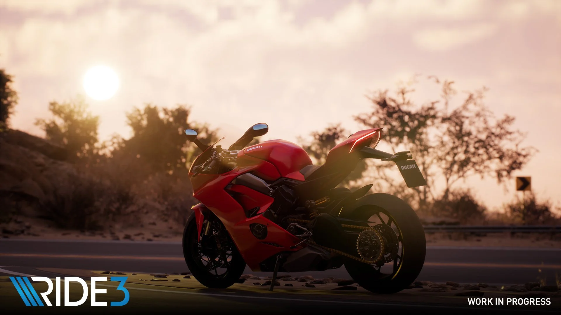 RIDE 3 online multiplayer grid of twelve riders