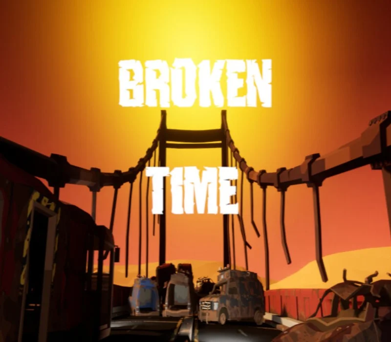 Broken Time cover of low-polygon post-apocalyptic action