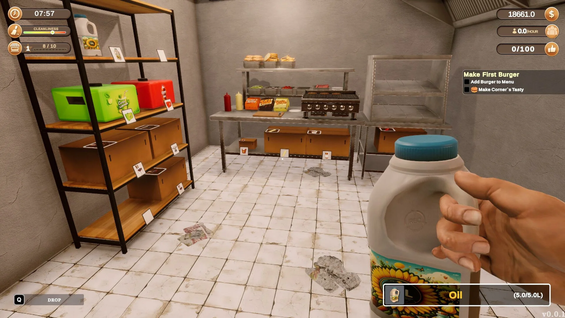 Corner Kitchen Xbox cook serve customers