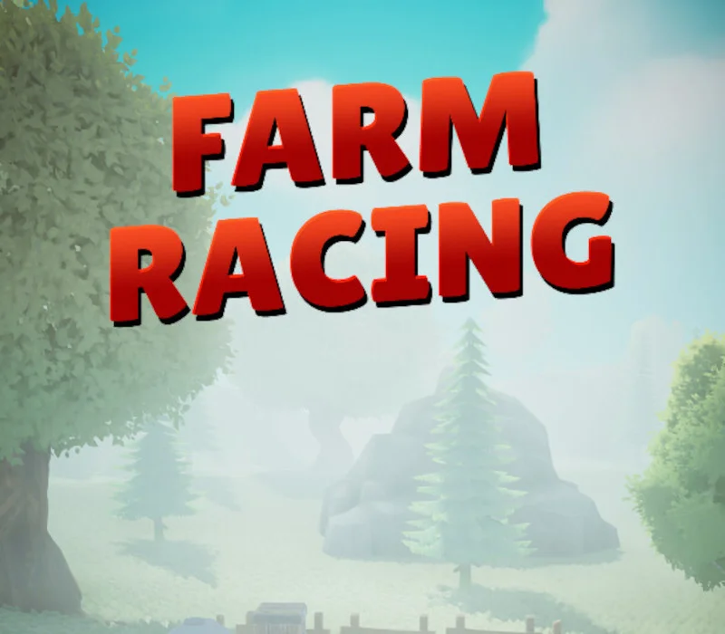 Farm Racing cover, cow platformer racing to a lost calf