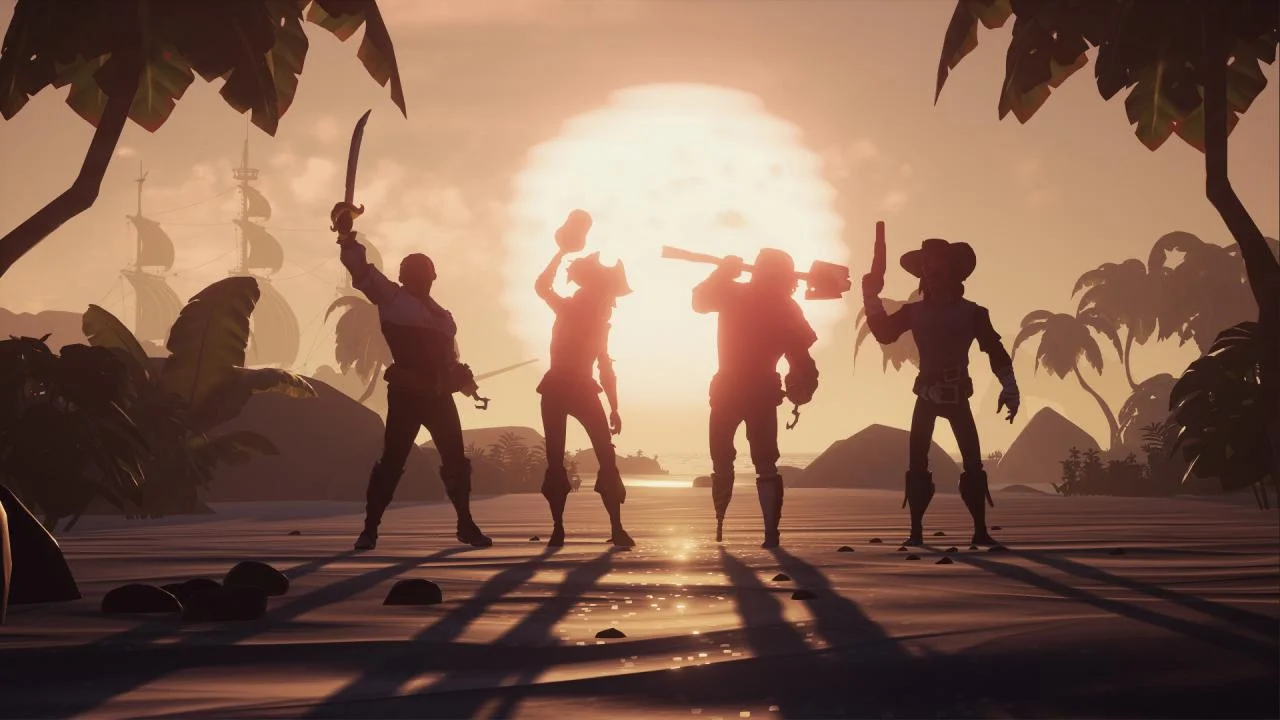 Sea of Thieves 2026 Edition pirate ship sailing