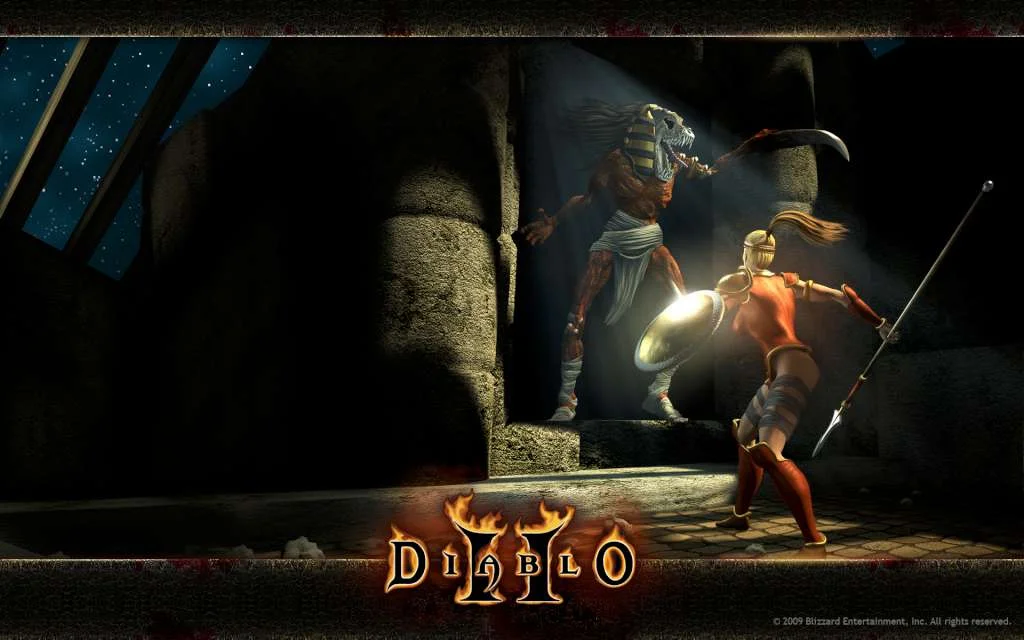 Diablo II Assassin martial arts in Act V