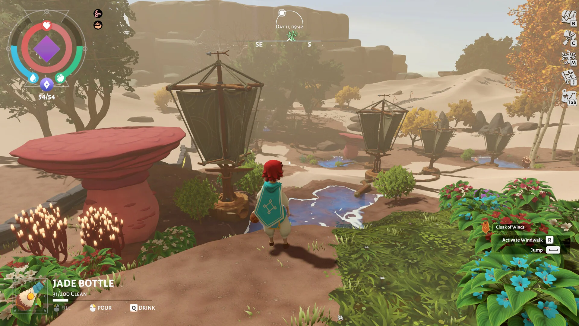 Wildmender forage across dunes and salted seas