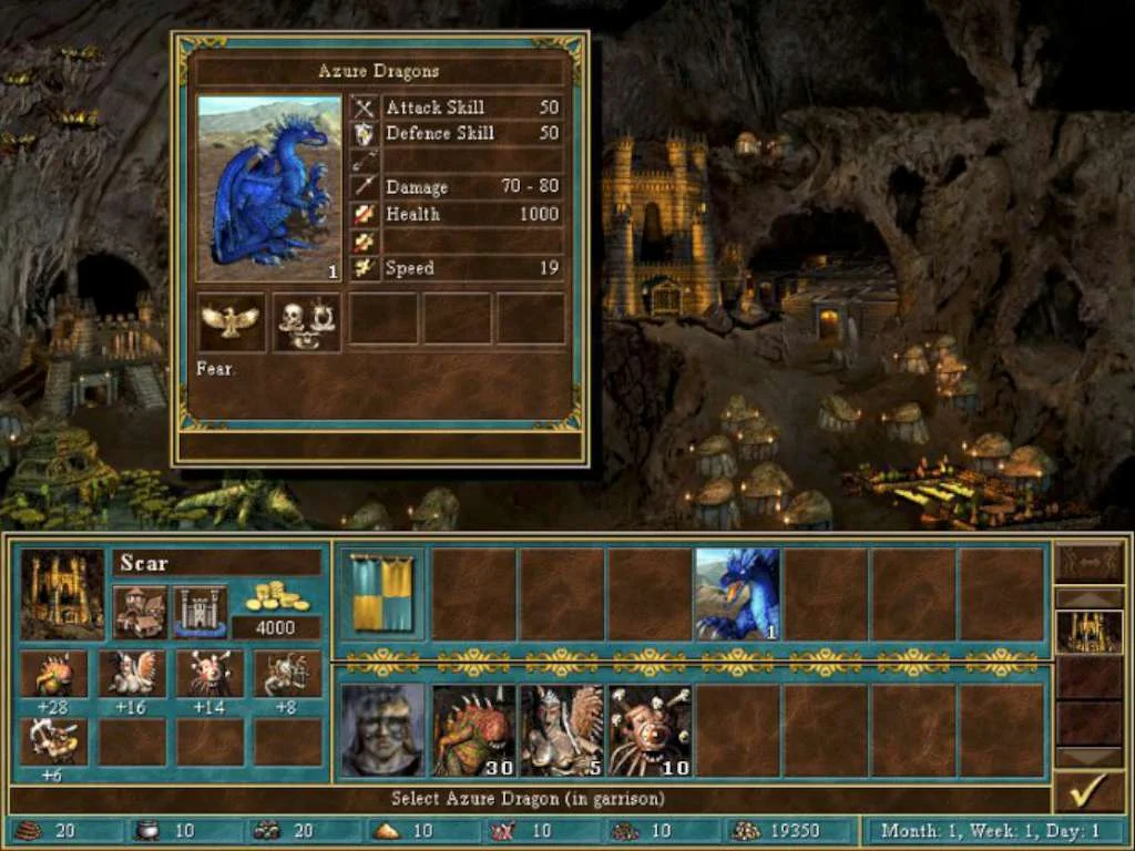 Heroes Chronicles Conquest of the Underworld Inferno march