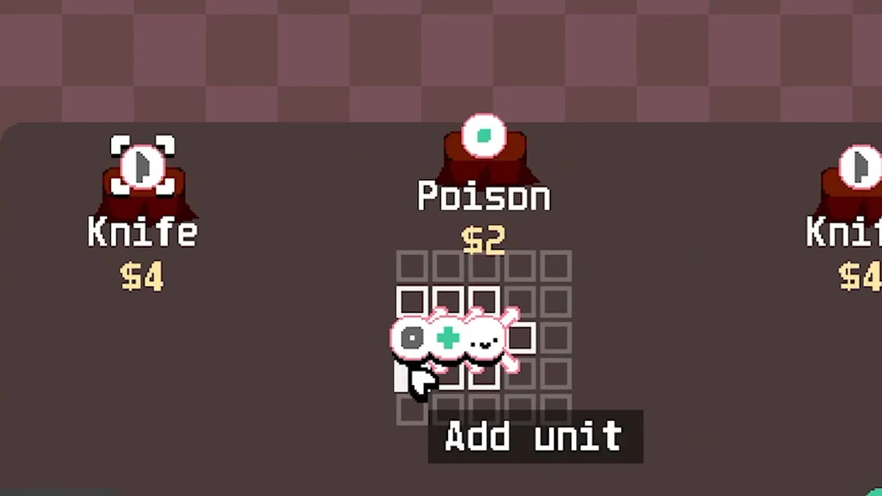 Centipede Gun evolving matched modules to secret abilities