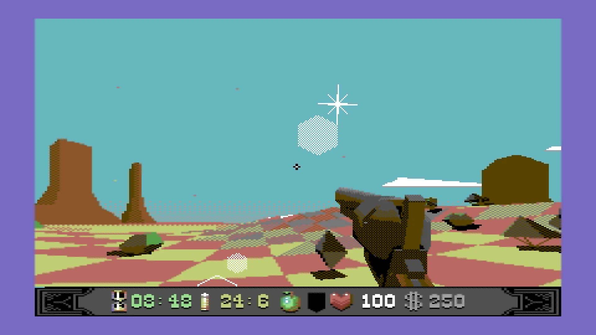 Bad Pixels chunky pixel art through dusty frontier towns