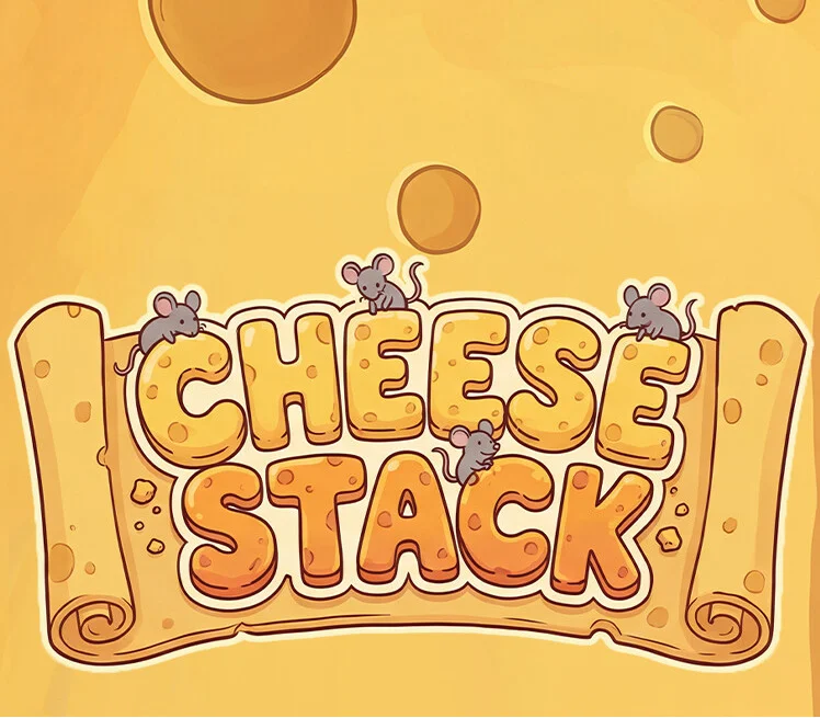Cheese Stack cover of falling cheese puzzle rows
